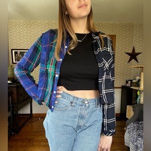 Upcycled lightweight flannel